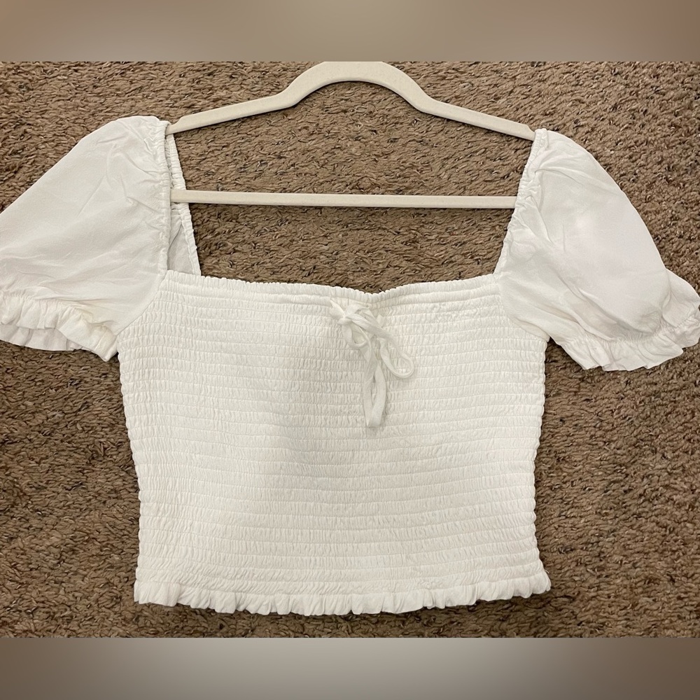 Aritzia Smocked Top